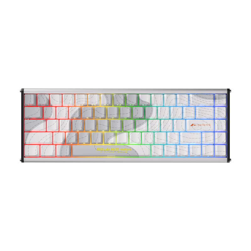 AJAZZ ALUX68 HE Series Full Aluminum Magnetic switch esports Keyboard 8K return rate 32K scan rate 0.01 mm accuracy