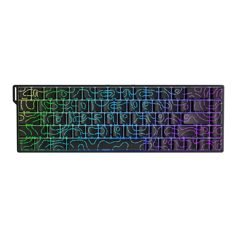 AJAZZ AK680 V2 E-sports magneticswitch keyboard 8K Polling Rate 128K Ultra-high Scan Rate Aluminum Alloy Positioning Plate Ribbon Design