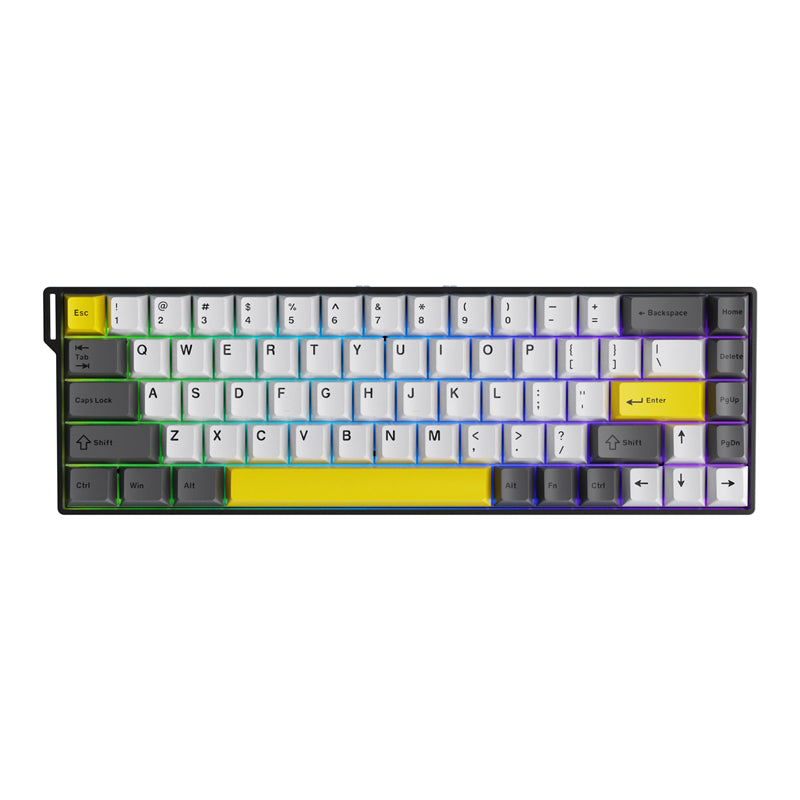 AJAZZ AK680 V2 Gaming mechanical keyboard E-sports magnetic switch 8K Polling Rate 128K Ultra-high Scan Rate Aluminum Alloy Positioning Plate Ribbon Design