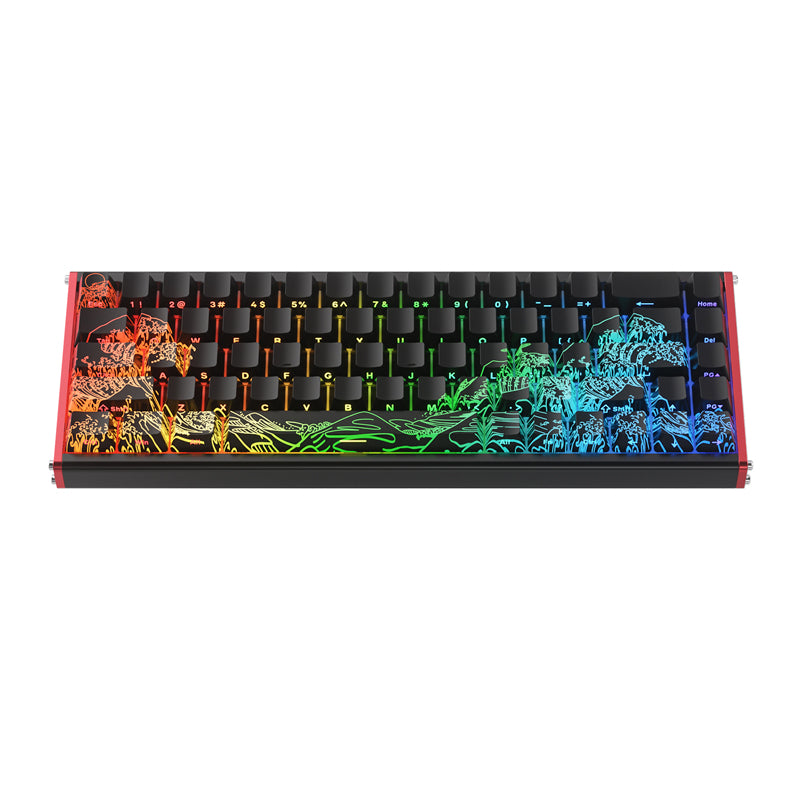 AJAZZ ALUX68 HE Series Full Aluminum Magnetic switch esports Keyboard 8K return rate 32K scan rate 0.01 mm accuracy