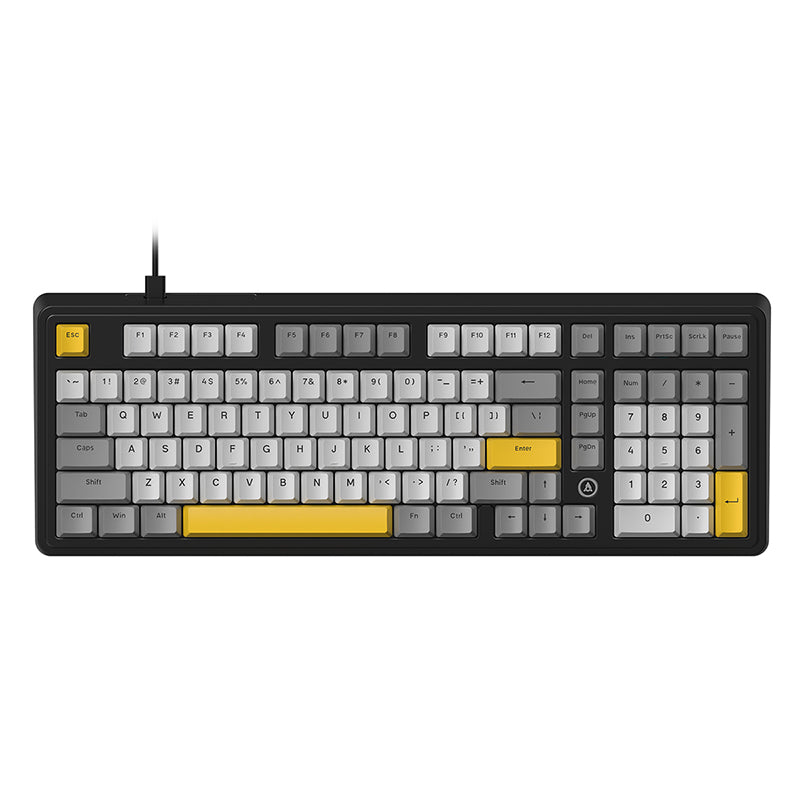 AJAZZ AK980 Wired Gaming mechanical keyboard RGB Hot-swappable Mixed light Customized shaft seat ergonomics