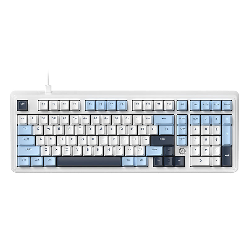 AJAZZ AK980 Wired Gaming mechanical keyboard RGB Hot-swappable Mixed light Customized shaft seat ergonomics