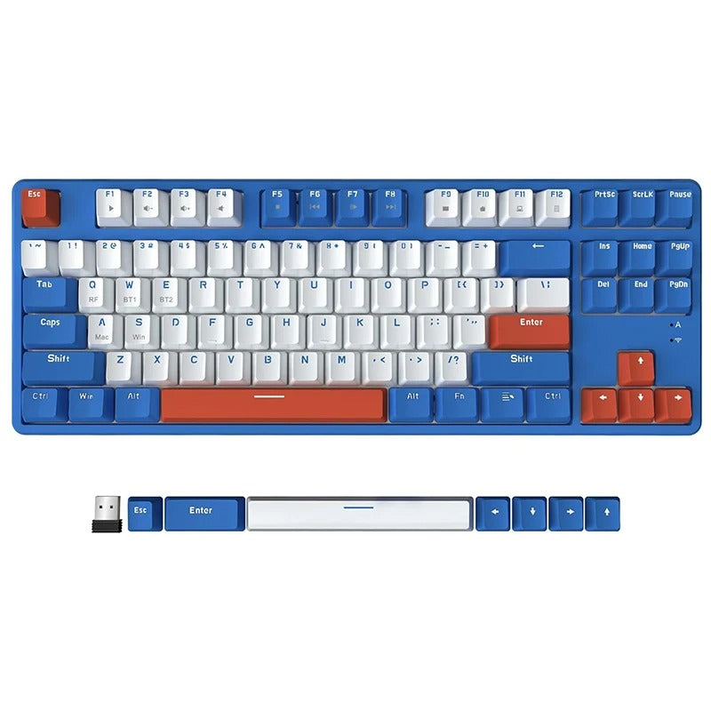 AJAZZ AK871 AK871 wireless dual-mode mechanical keyboard full key hot plug magnetic upper cover