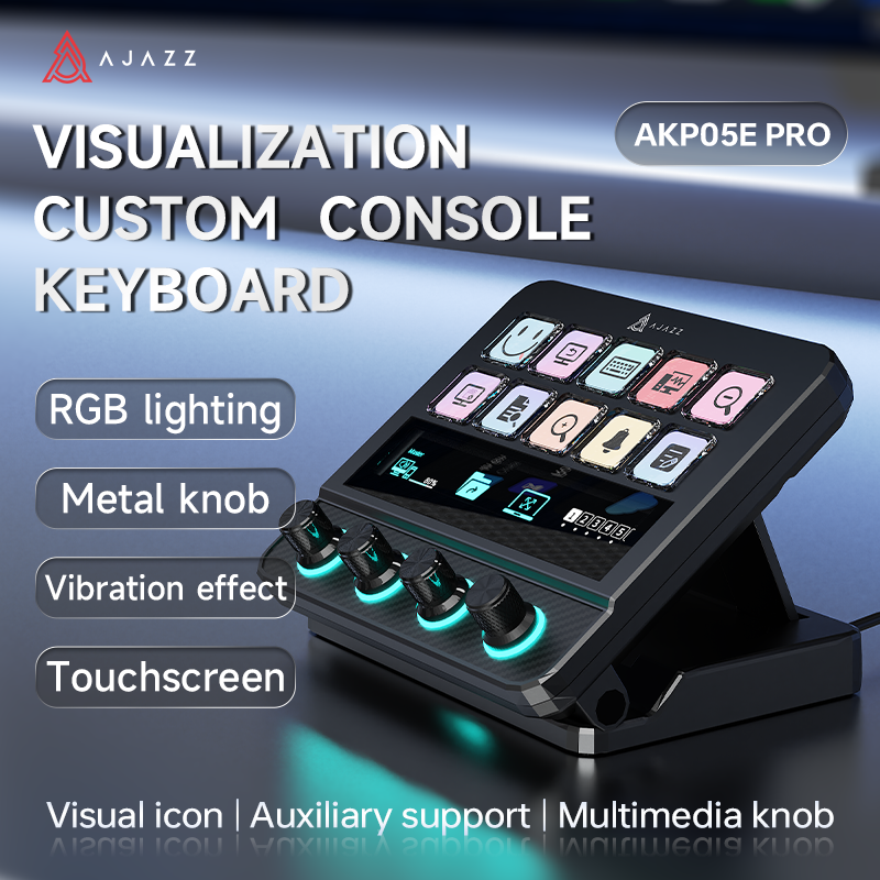 AJAZZ AKPO5E PRO Visual Customization Console Custom LCD button icons
