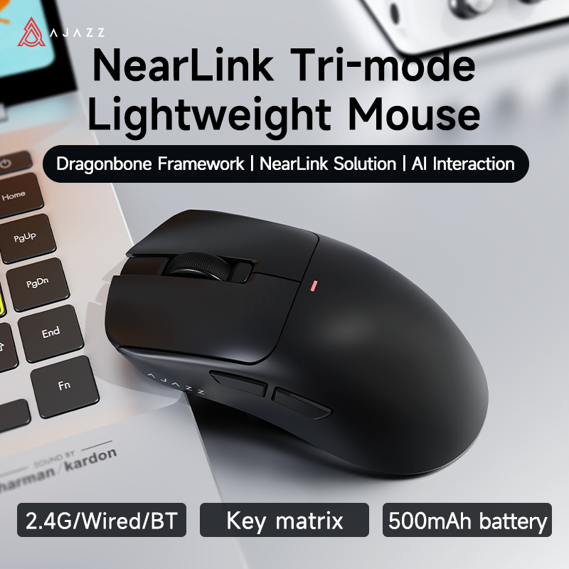 Ajazz AJ200 NL AI MC AI Gaming Mouse Voice-Activated Combos / AFK Mode for International Servers