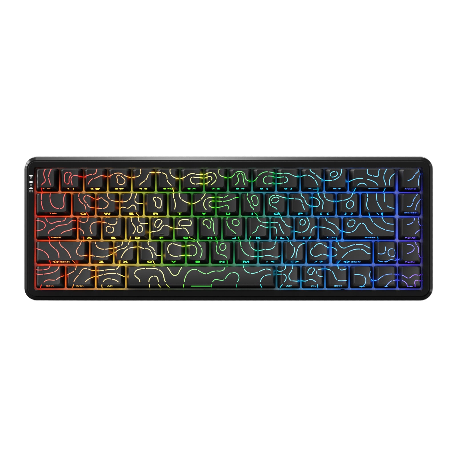 AJAZZ AK680 MAX Magnetic shaft Wired Keyboard 8KHz return with RT Adjustable 0.01, Dual-drive for Gaming/E-sports and Web/APP