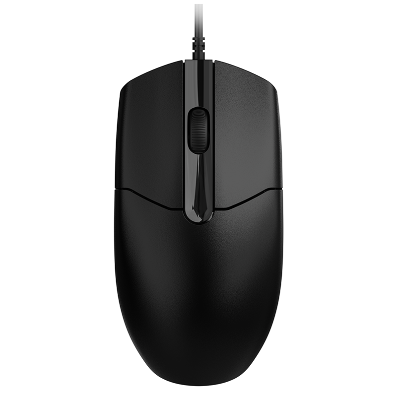 AJAZZ NJ01 Series Mouse Wired Office Optical Mouse with Quiet Keys