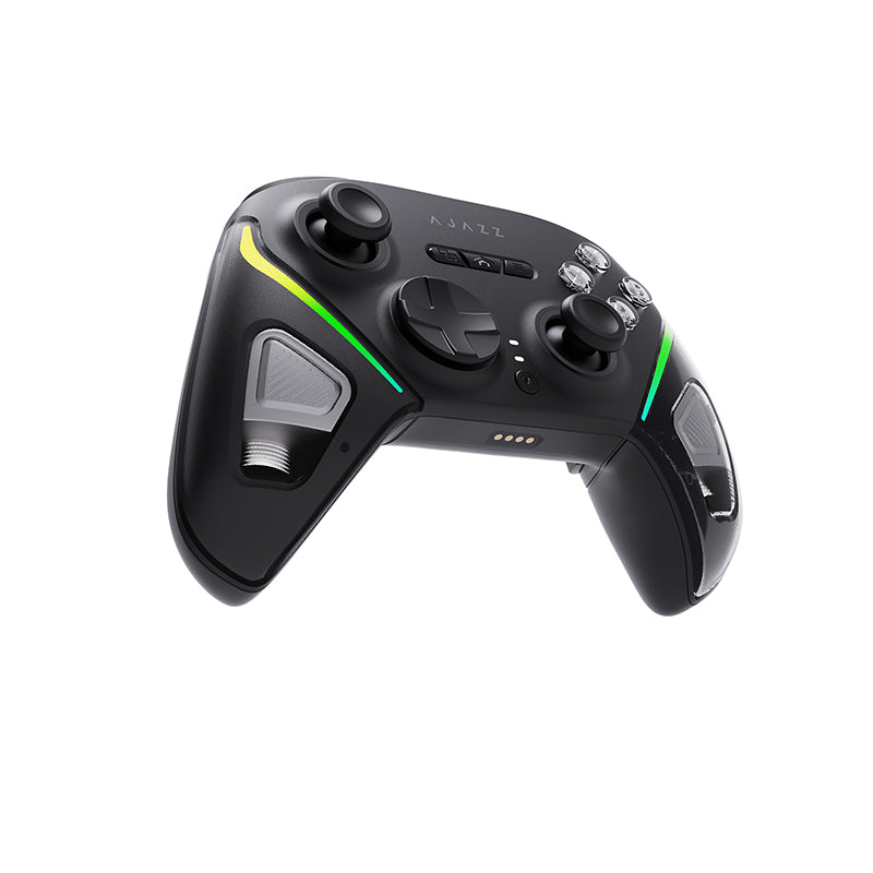 AJAZZ GP100 Wired/wireless Bluetooth Silent Conductive Silicone Button Gaming Mouse 1000mAh Suitable for PC, Switch, Android IOS