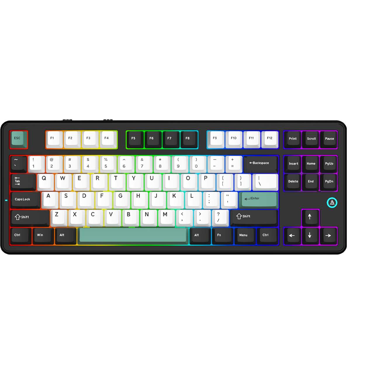 AJAZZ AK870 V2 Keyboard Gaming Mechanical Keyboard 10000mAh Wired/Wireless Bluetooth Gaming Keyboard