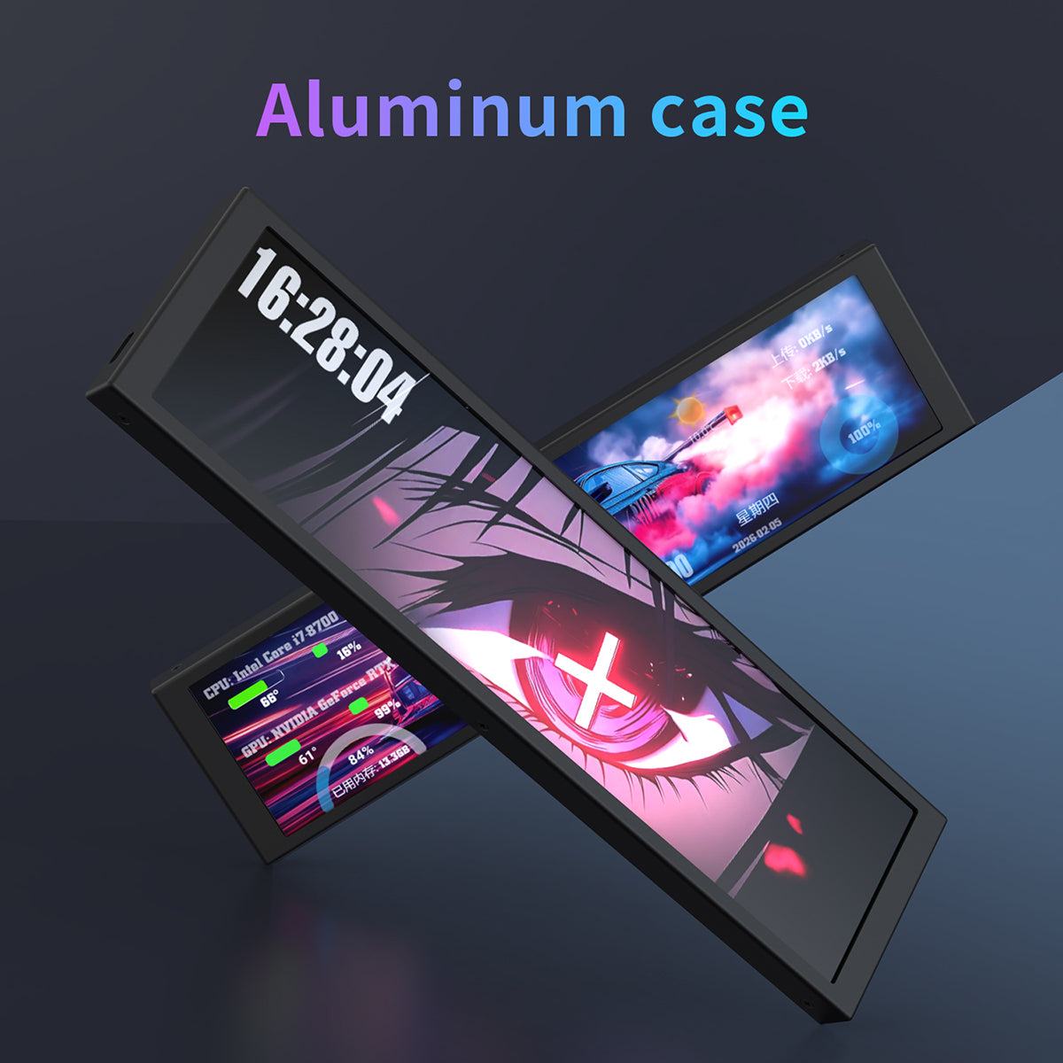 Ajazz AKP02 DIY Universal Secondary Screen 9.2 inches Supports