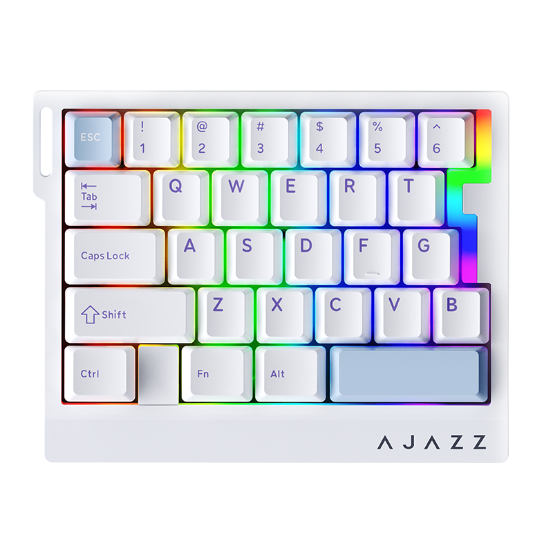 AJAZZ AK029 Wired Gaming Magnetic Switch Magnetic Rice Switch HIFI Edition, RGB Backlight, DIY Support