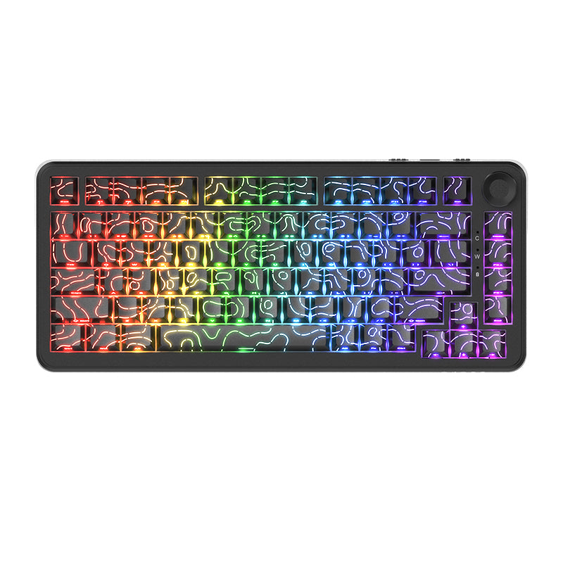 AJAZZ AK820 MAX Ultra HE Keyboard Global accuracy 0.01mm accuracy Three-Mode Rate of return 8+8K wired/2.4G wireless/Bluetooth, suitable for gaming.