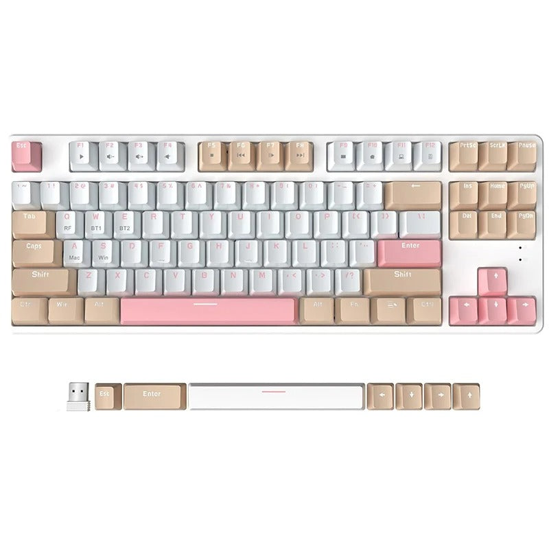 AJAZZ AK871 AK871 wireless dual-mode mechanical keyboard full key hot plug magnetic upper cover