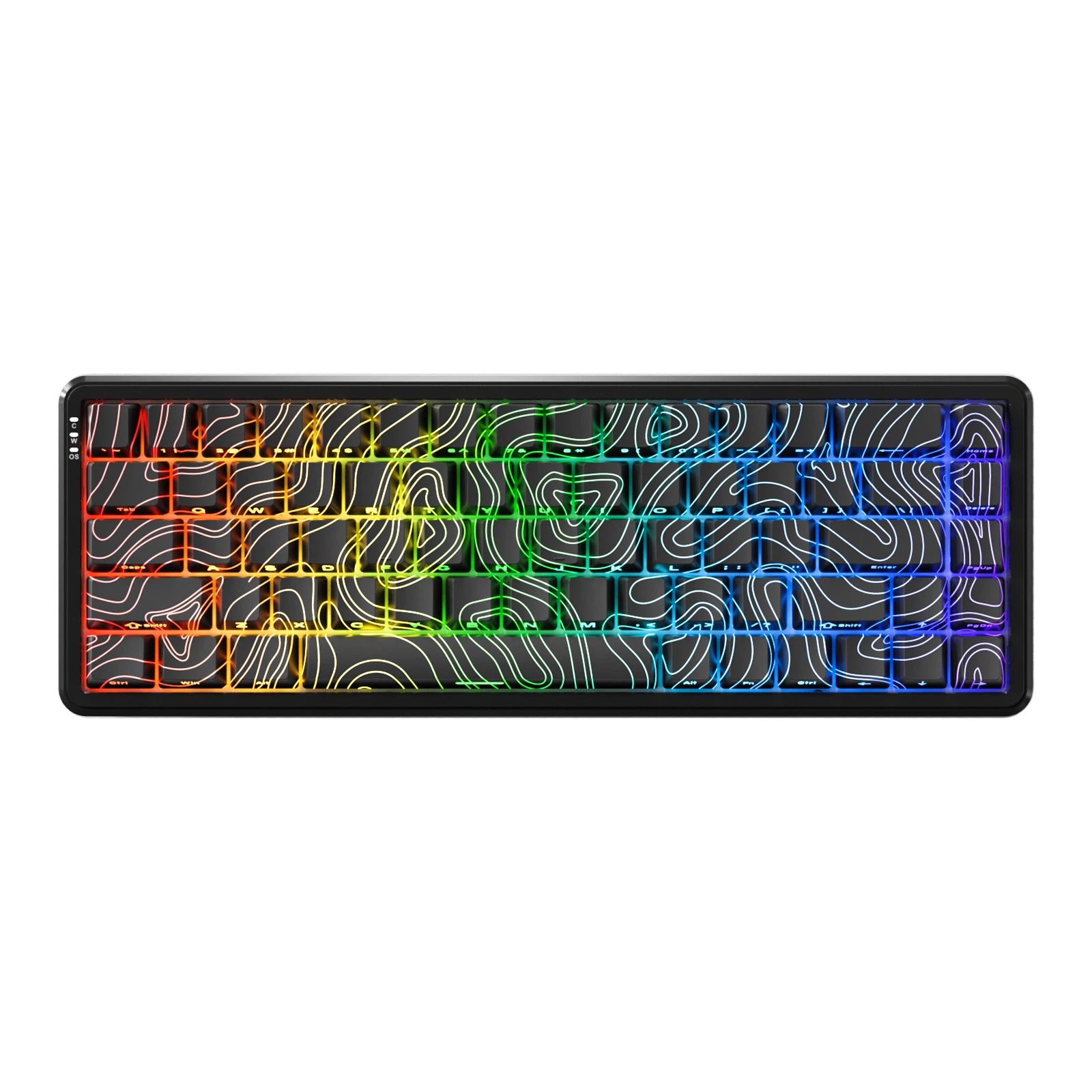 AJAZZ AK680 MAX HE Wired Keyboard 8KHz return with RT Adjustable 0.01, Dual-drive for Gaming/E-sports and Web/APP