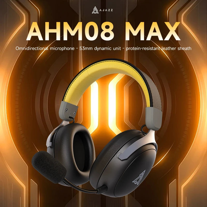 Ajazz AHM08 MAX Tri-mode Over-ear Headphones