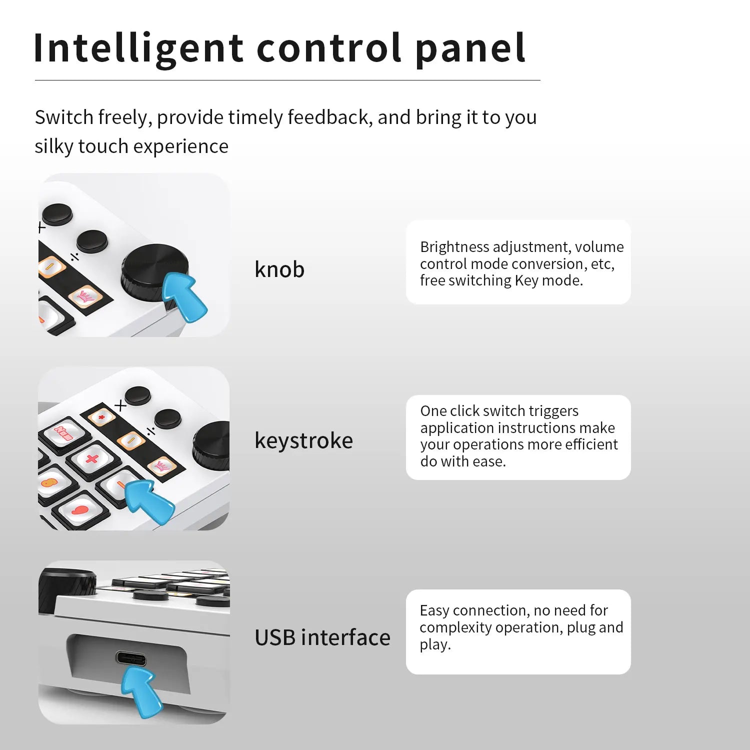 AJAZZ N1 Series Multi Functional Visualization Console