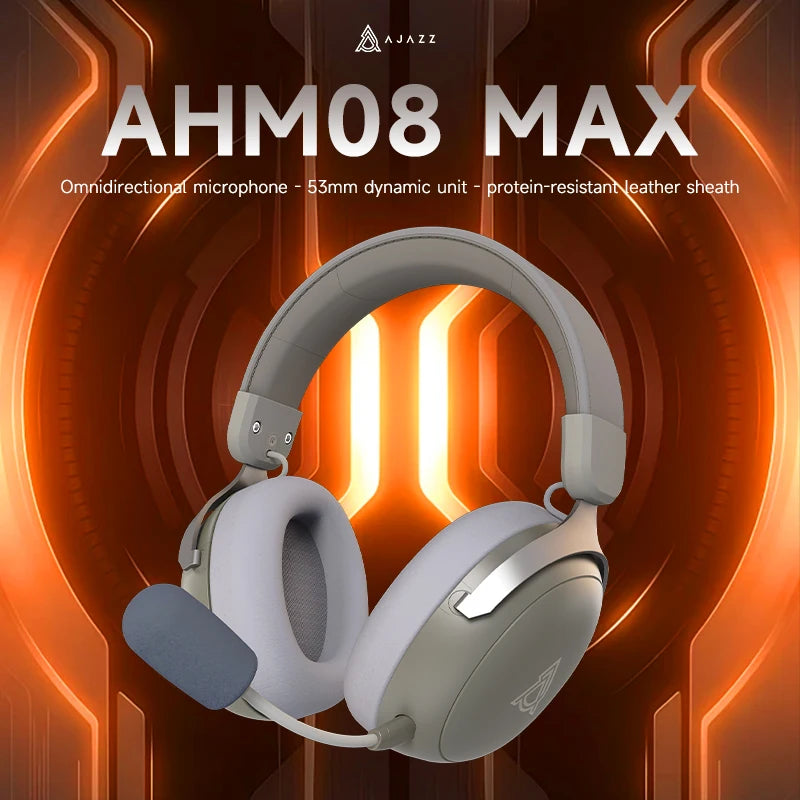 Ajazz AHM08 MAX Tri-mode Over-ear Headphones