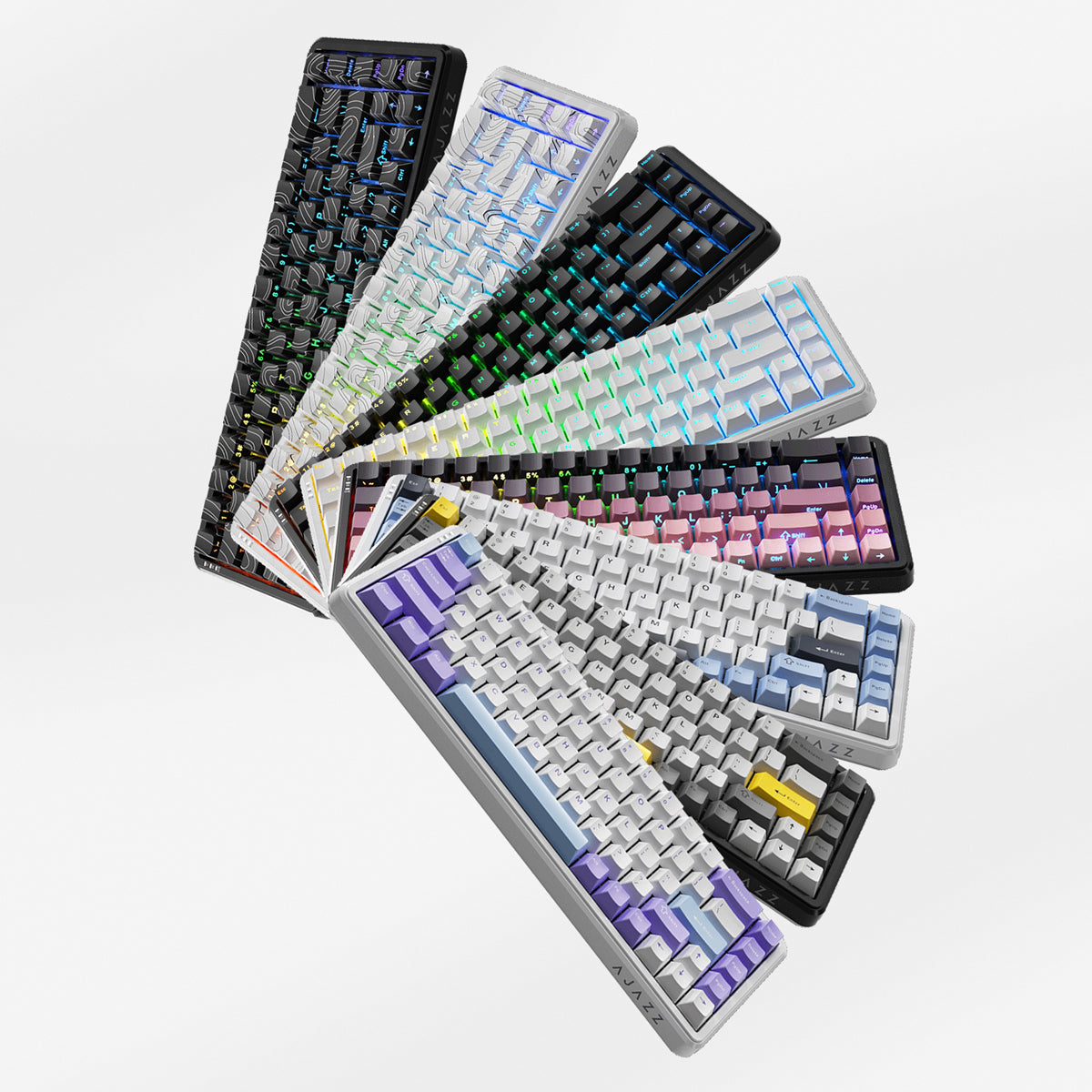 AJAZZ AK680 MAX Magnetic shaft Wired Keyboard 8KHz return with RT Adjustable 0.01, Dual-drive for Gaming/E-sports and Web/APP