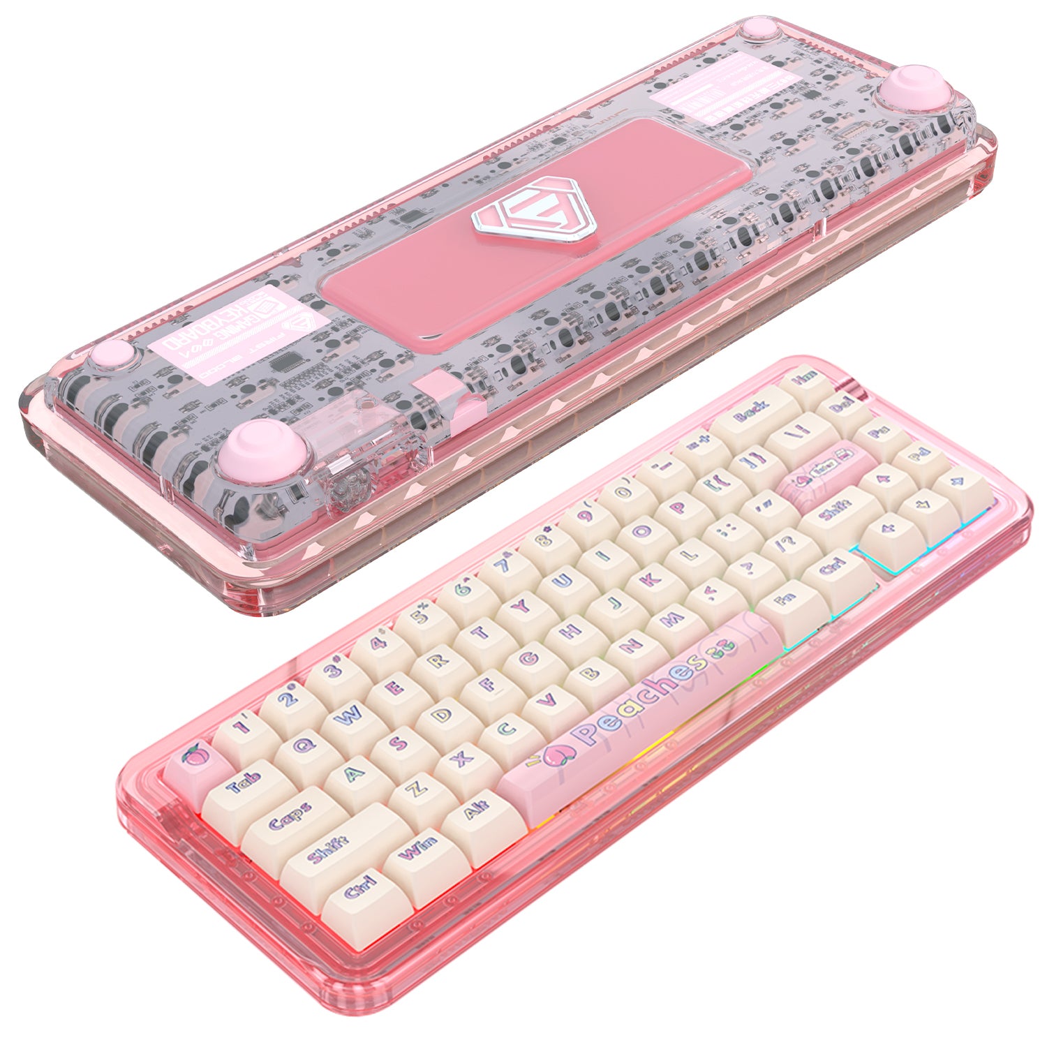 Firstblood B67 65% Gasket Hotswap Mechanical Keyboard Tri-mode wired/2.4G/Bluetooth
