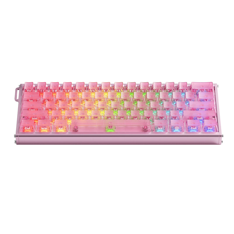 アレックス ALEX CE4 ピンクアルマイト AJAZZ ALUX60 TITAN Full Aluminum MagneticSwitch Keyboard Wired RGB