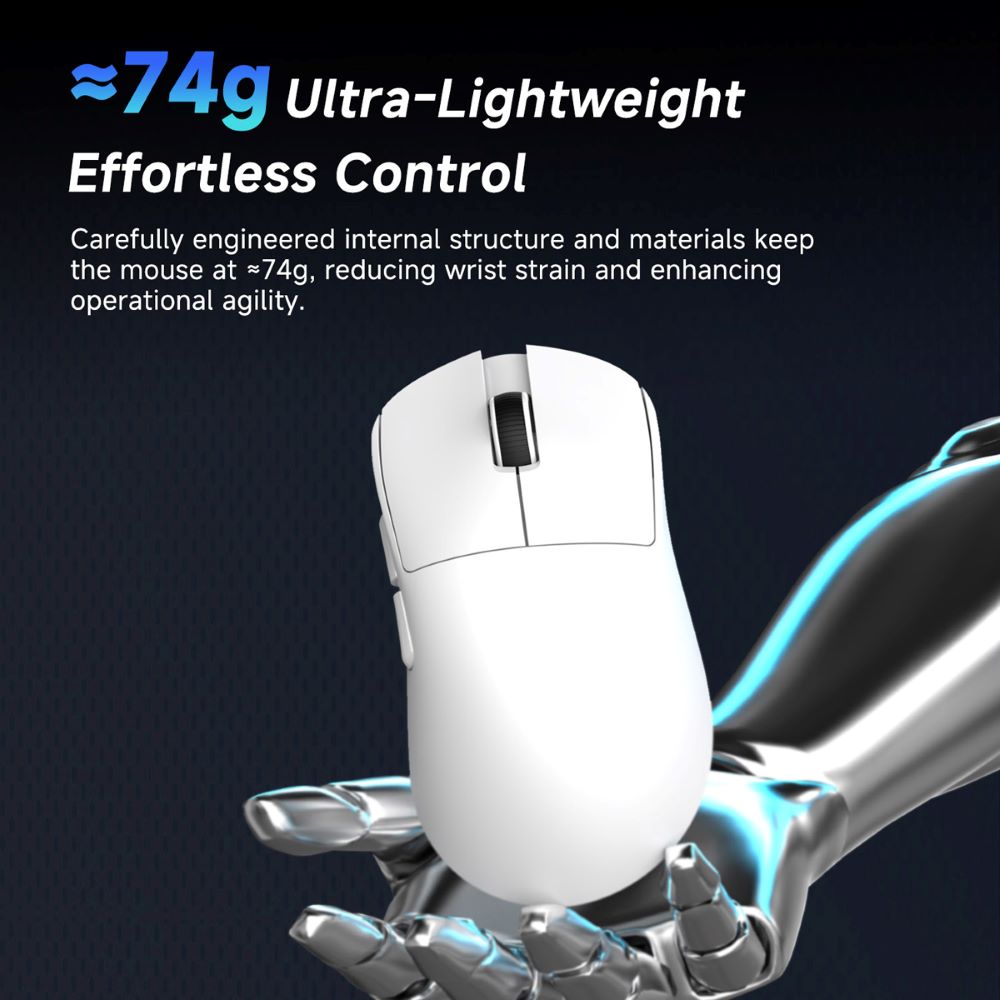 AJAZZ NJ08 ULTRA Wireless Gaming Mouse High-capacity 300mAh