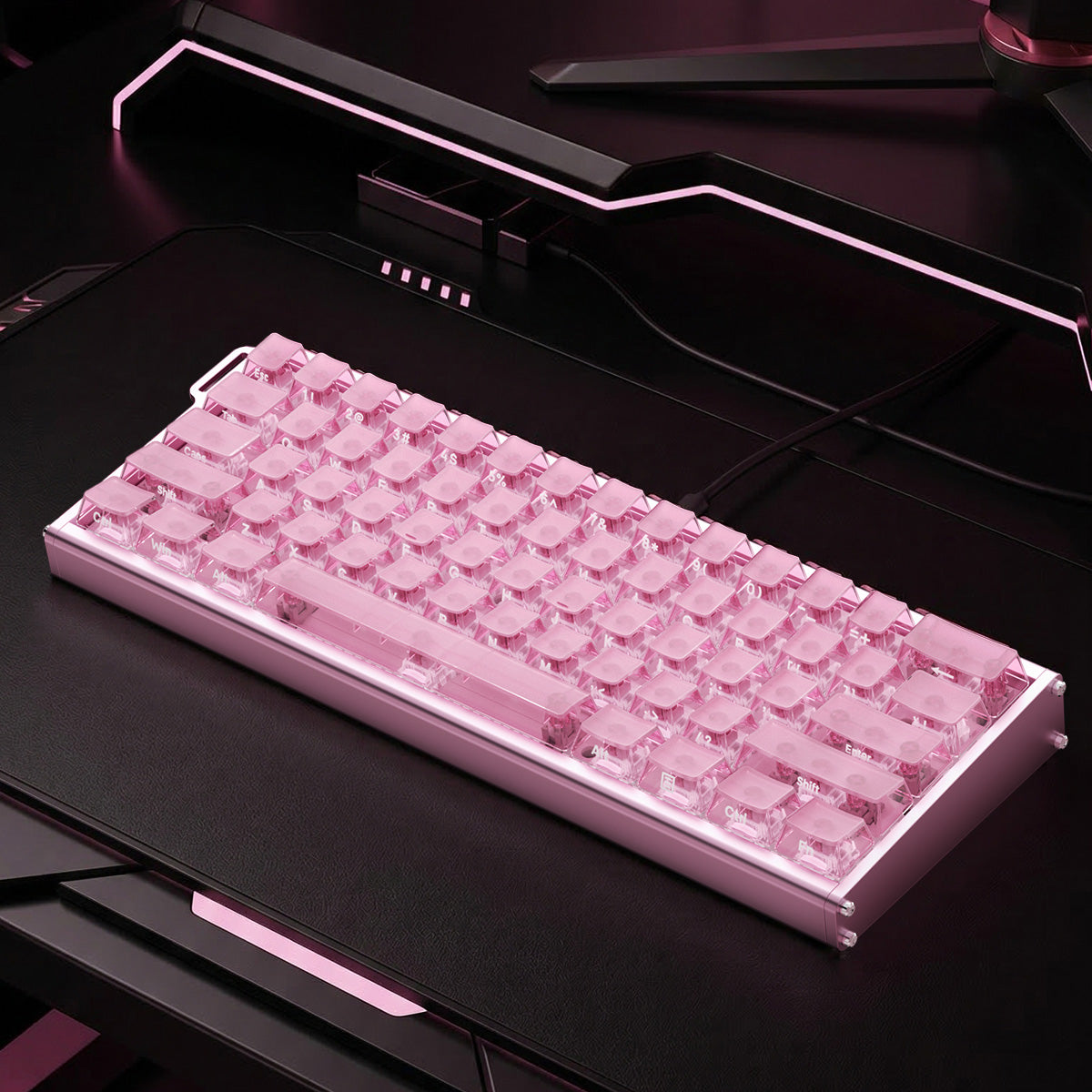 AJAZZ ALUX60 TITAN Full Aluminum MagneticSwitch Keyboard Wired RGB