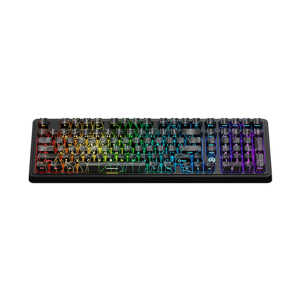 AJAZZ AK980 Max Wired Mechanical Keyboard with Magnetic Switch 101 Keys ...