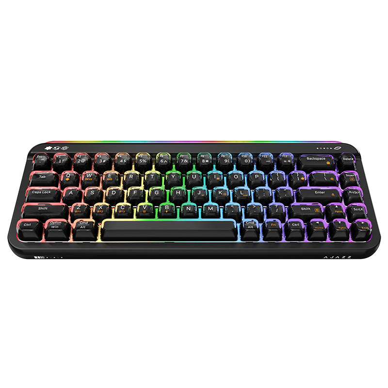 AJAZZ AF68 Tri-mode membrane keyboard 4000mAh Semi-transparent two