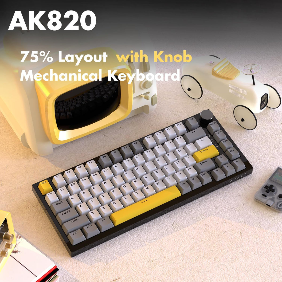 82 Key Hot Swappable Single Light Custom Gaming Mechanical Keyboard 82 ...