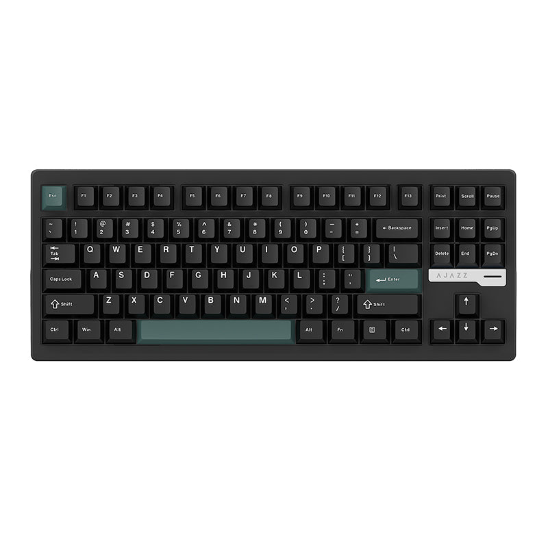 AJAZZ QS87 Aluminum Alloy Retro Mechanical Series Keyboard Three-mode