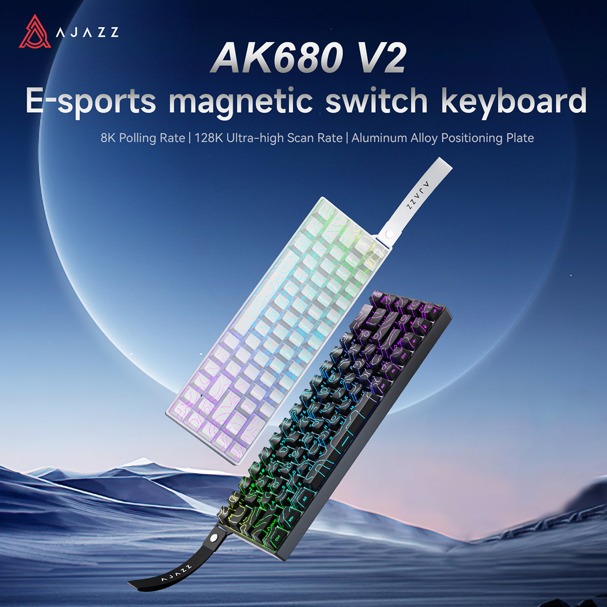 Ajazz AK680 V2 HE gaming keyboard
