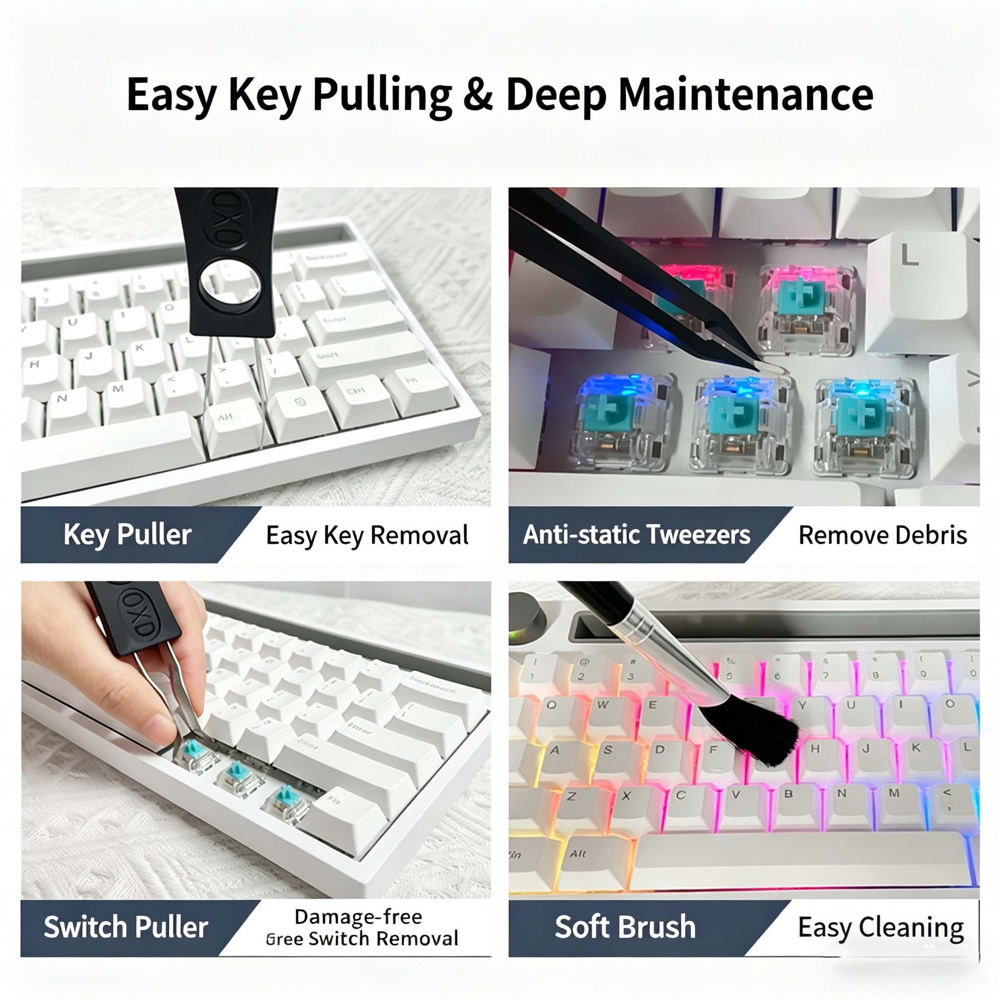AJAZZ AKC80 Keyboard maintenance and cleaning kit