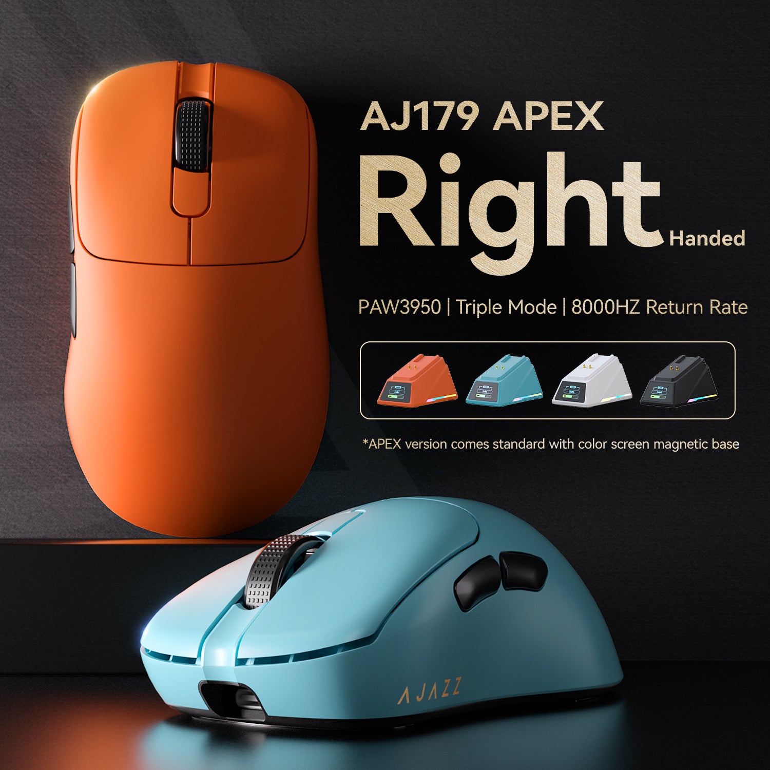 AJAZZ AJ179 Series features the high-end PAW3950 (AJ179 APEX) and