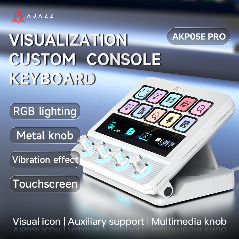 AJAZZ AKP05E PRO Visual Customization Console Custom LCD button AJAZZ AKP05E PRO Visual Customization Console Custom LCD button