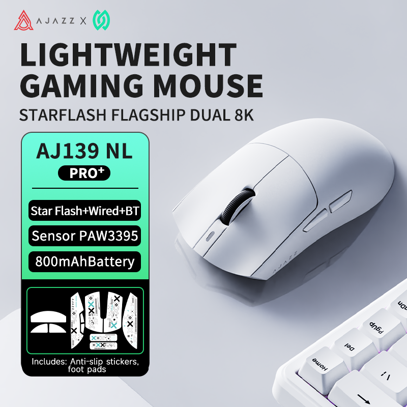 AJAZZ AJ139 NL V3 PRO Magnetic Base Gaming Mouse three modes AJAZZ AJ139 NL V3 PRO Magnetic Base Gaming Mouse three modes