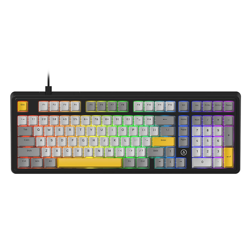 あっこページ AJAZZ AK980 Wired Gaming mechanical keyboard RGB Hot-swappable