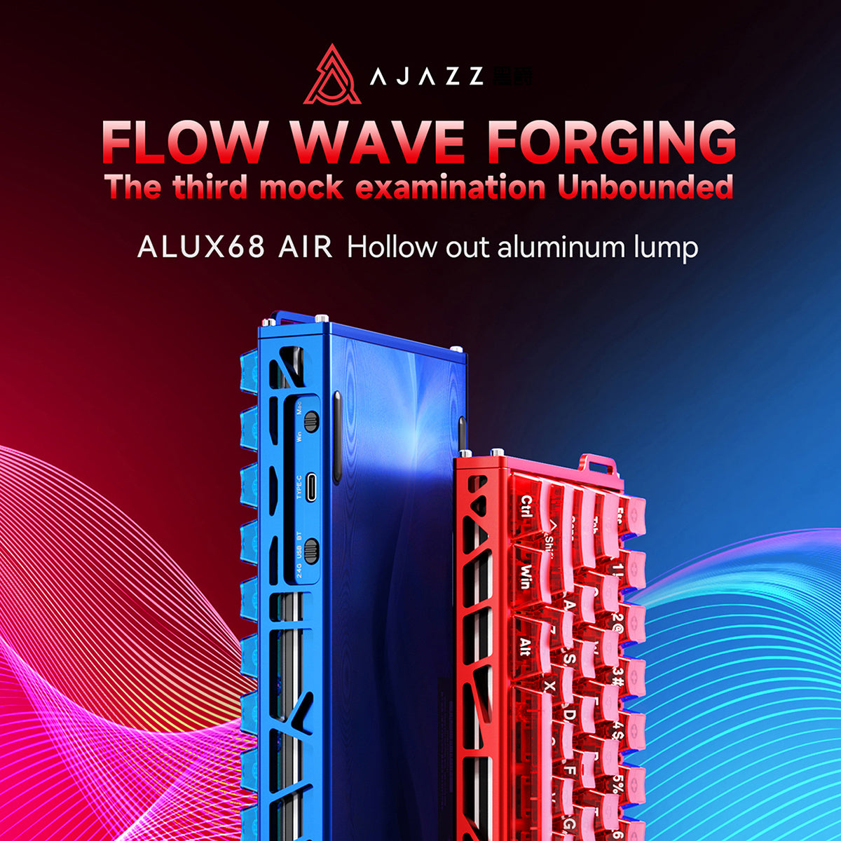 AJAZZ ALUX68 AIR Bingwang Magnetic Switch Dual 8K Mechanical