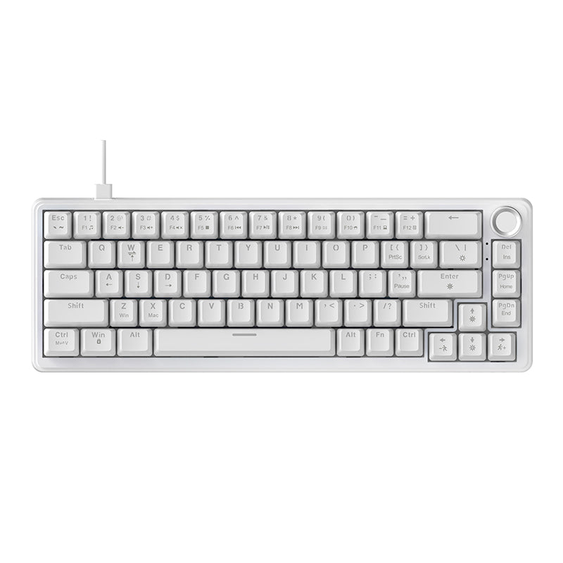 AJAZZ AK690 68-key mechanical keyboard with ergonomic design hot
