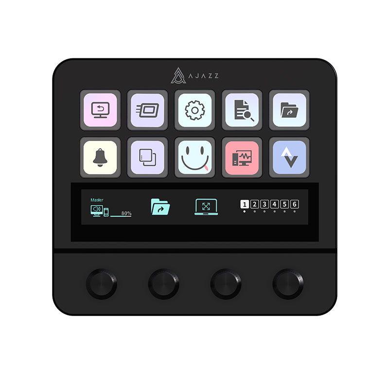 AJAZZ AKP05E ストリーミングメディアコントローラー AJAZZ AKP05E Desk Controller All-in-one streaming media