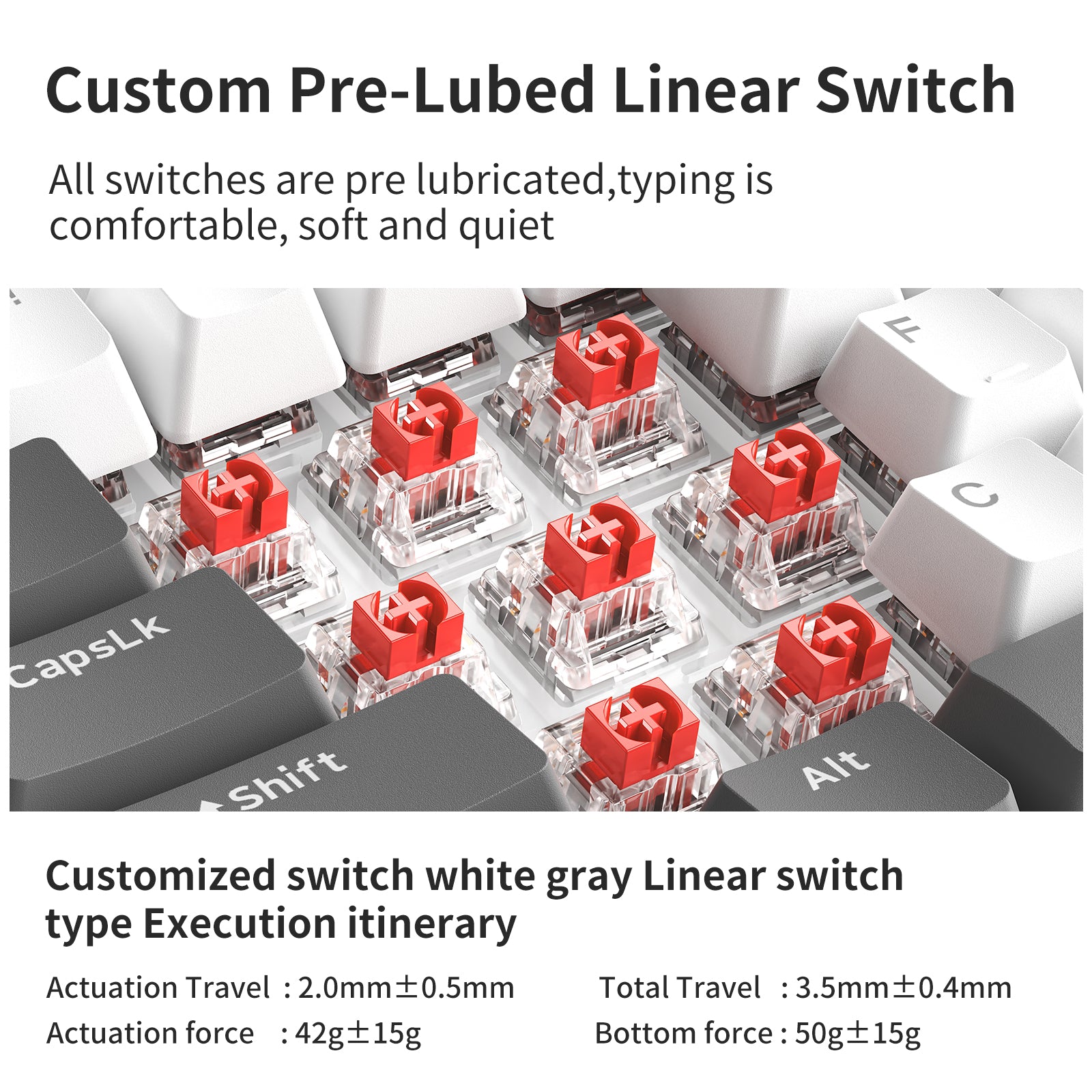 82 Key Hot Swappable Single Light Custom Gaming Mechanical