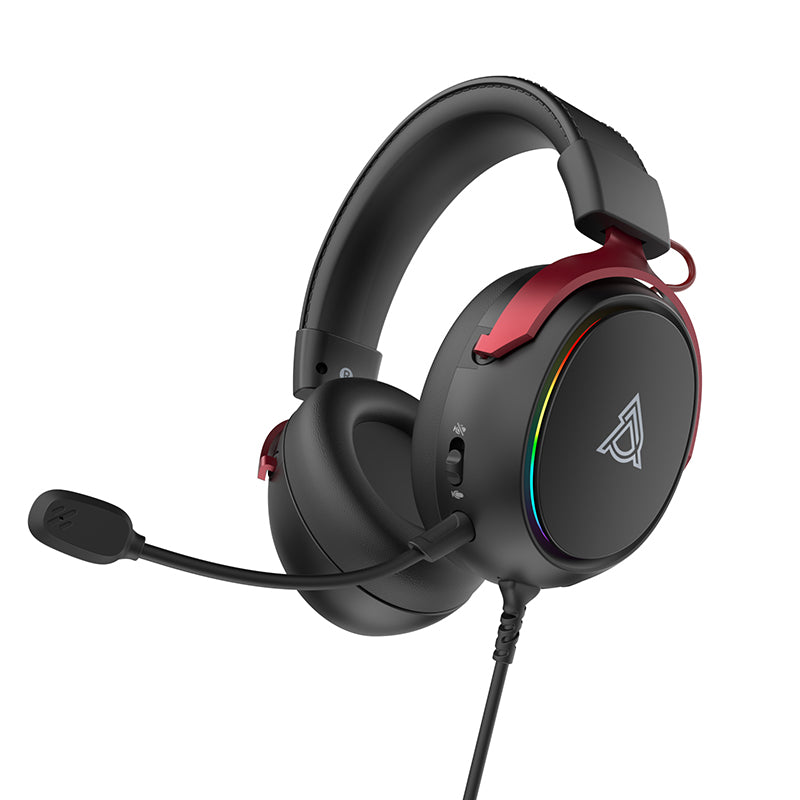 AJAZZ AHW10 gaming headsets Virtual 7.1Surround Sound Wired connection  Plug-and-play RGB lighting