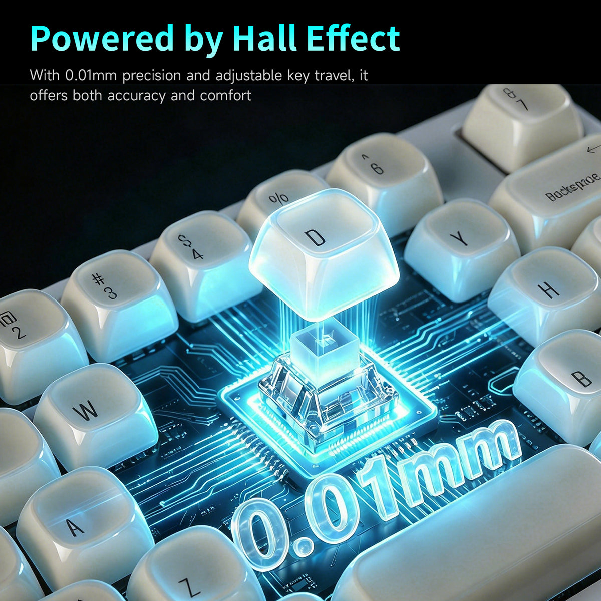 AJAZZ AK039 Wired Esports-Grade Magnetic Switch One-Handed