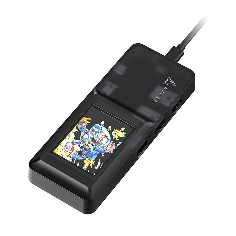 AJAZZ AKP01E High-speed mobile office visual screen stand Visual display PD100W fast charging 4K high-definition screen projection