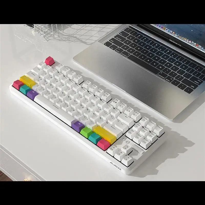 AJAZZ K870T Hot Swap Mechanical Keyboard Wireless Bluetooth Dual