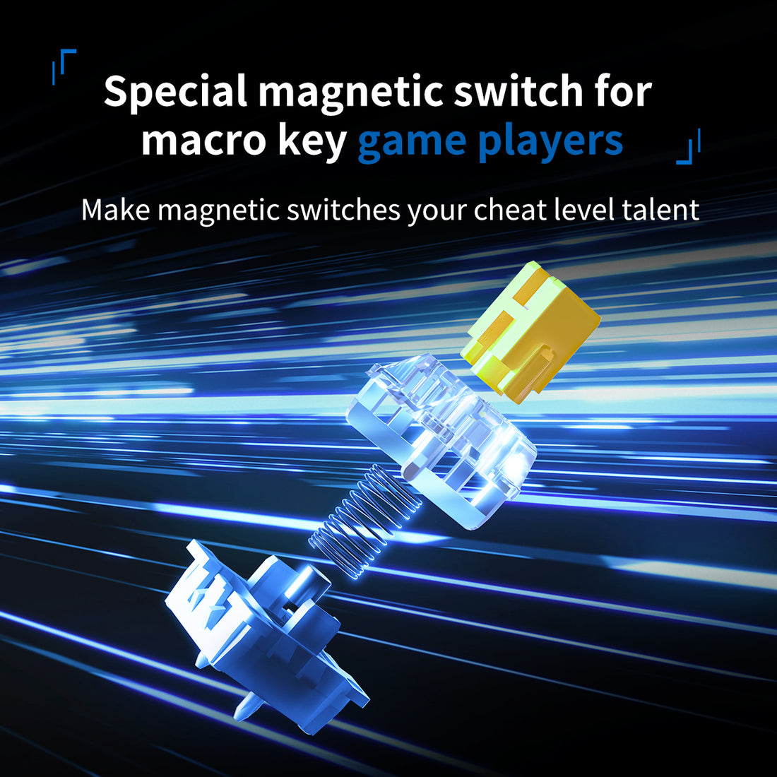 AJAZZ AK820 Max Ultra Magnetic Switch Keyboard — a wireless gaming ...