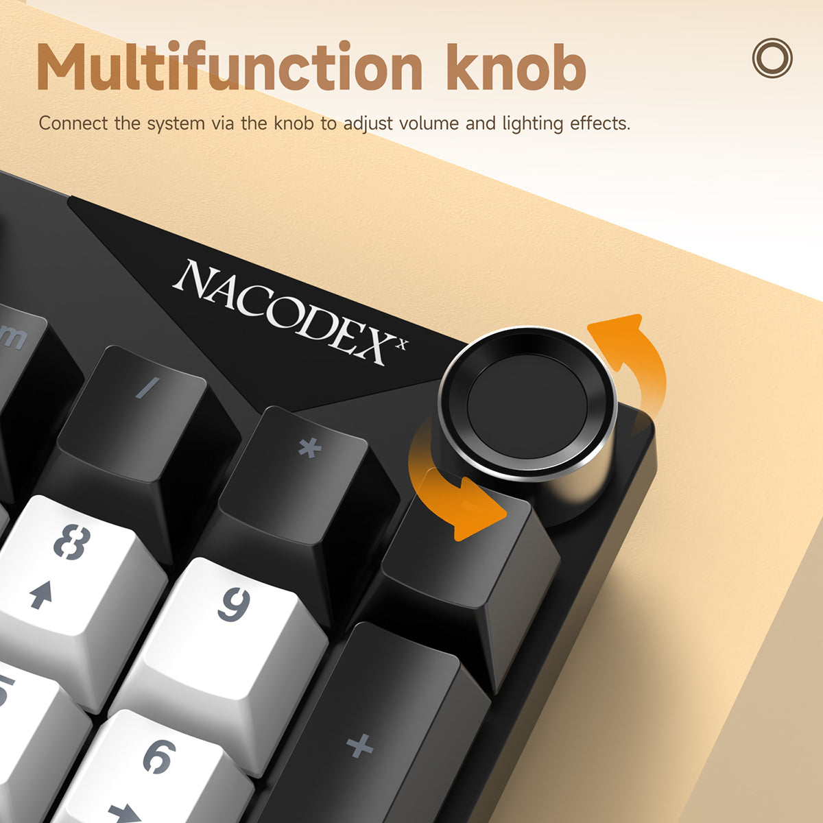 AJAZZ NK104 Full-Size 104 keys Mechanical Keyboard Hot-Swappable