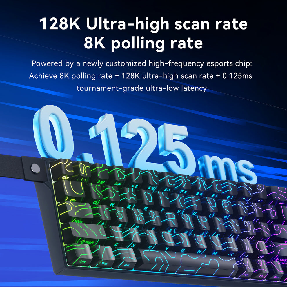 AJAZZ AK680 V2 Gaming mechanical keyboard RGB E-sports magnetic switch ...