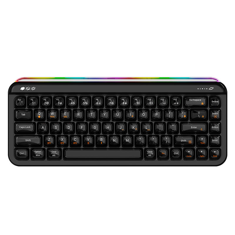 AJAZZ AF68 Tri-mode membrane keyboard 4000mAh Semi-transparent two