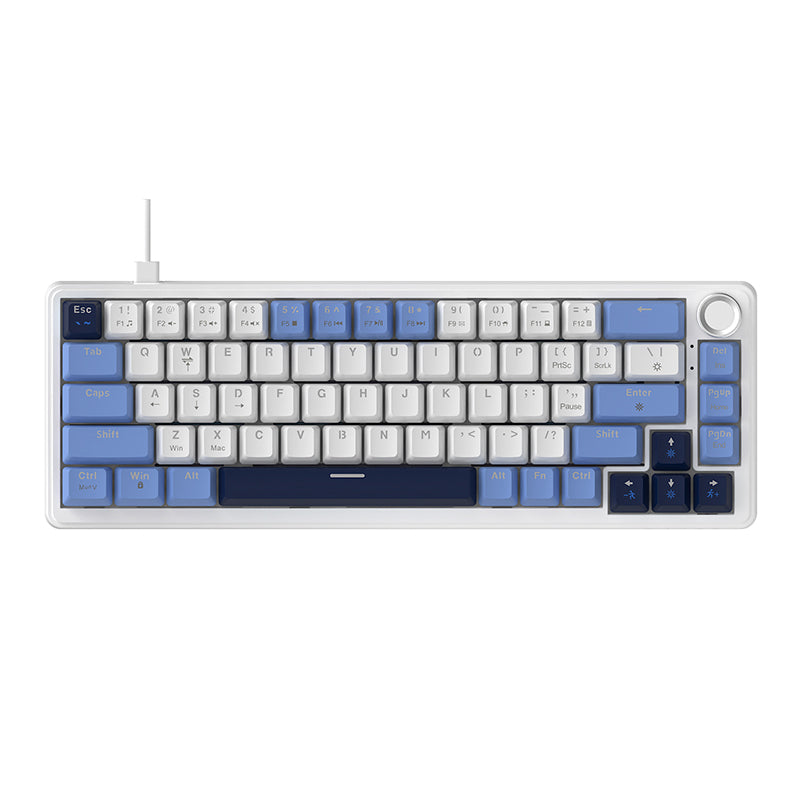 AJAZZ AK690 68-key mechanical keyboard with ergonomic design hot