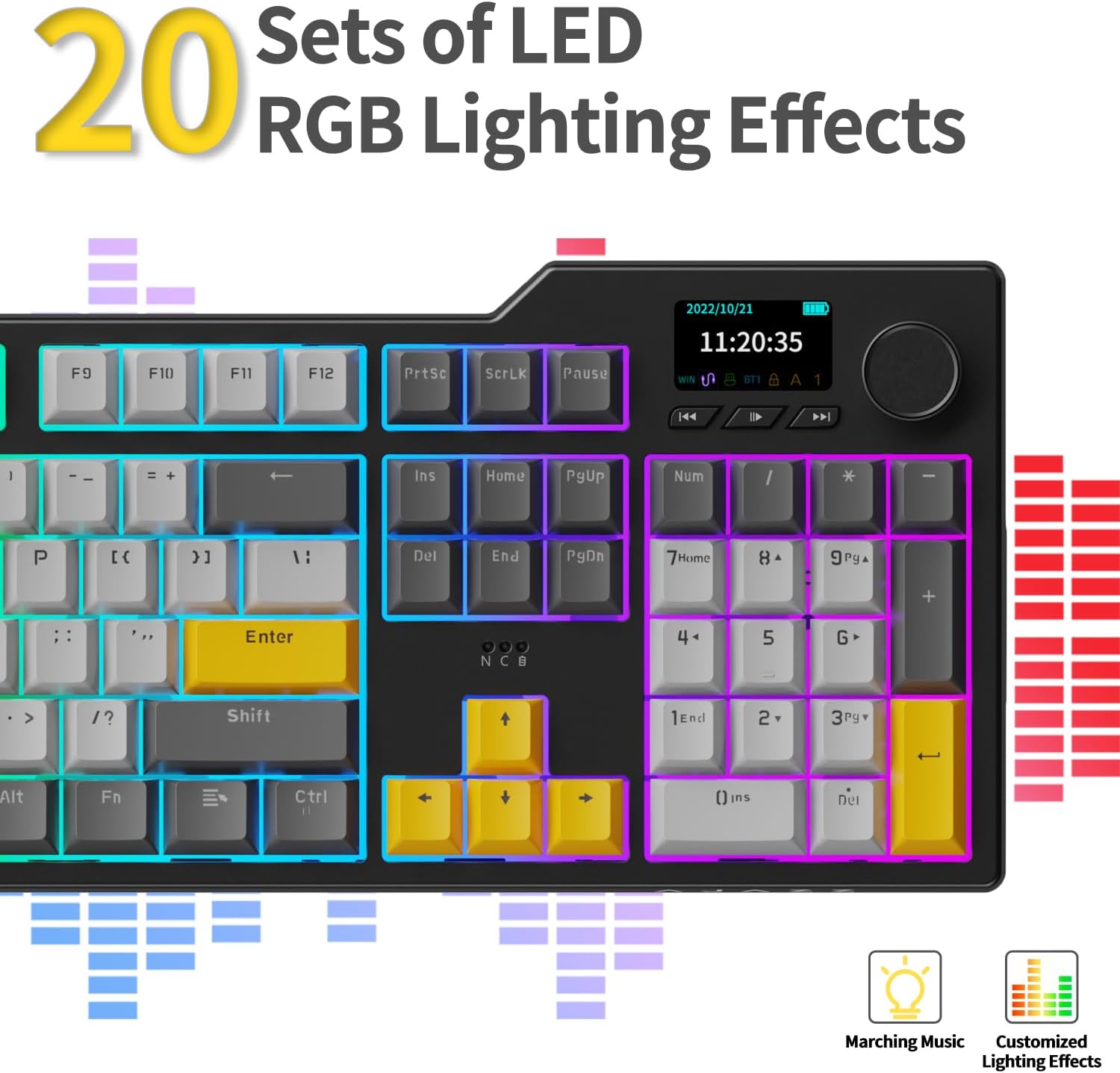 AJAZZ AK35I V3 MAX Keyboard - Premium Full-Size Gaming Mechanical